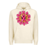 Tofu cancer ribbon sunflower Premium Hoodie - NancyCooperArtShop