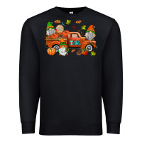 Black fall gnomes truck Premium Sweatshirt - AdoDesignShop