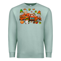 Seafoam fall gnomes truck Premium Sweatshirt - AdoDesignShop