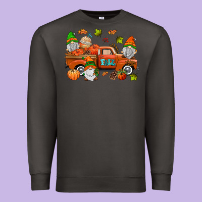 Fall Gnomes Truck Premium Sweatshirt Designed By Adodesignshop