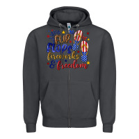 Smoke flip flops fireworks and freedom Zipper Hoodie - texasbilliewilder