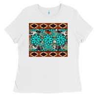 White gemstone tumbler Ladies Tee - BarkalooDesign