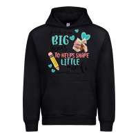 Black it takes a big hearts to helps shape little minds Urban Hoodie - MaliasSmallBusiness