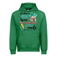 Emerald it takes a big hearts to helps shape little minds Urban Hoodie - MaliasSmallBusiness