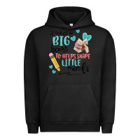 Pigment Black it takes a big hearts to helps shape little minds Urban Hoodie - MaliasSmallBusiness