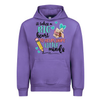 Tulip it takes a big hearts to helps shape little minds Urban Hoodie - MaliasSmallBusiness