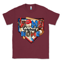 Burgundy home sweet home baseball Classic Tee - Zillion Design Studio
