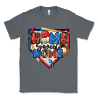 Charcoal Heather home sweet home baseball Classic Tee - Zillion Design Studio