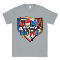 Heather Grey home sweet home baseball Classic Tee - Zillion Design Studio