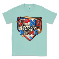 Seafoam home sweet home baseball Classic Tee - Zillion Design Studio