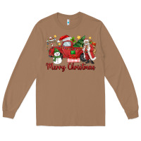 Toasted Coconut merry christmas truck Long Sleeve Tee - MaliasSmallBusiness