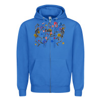 True Royal fourth of july dancing skeleton Zipper Hoodie - texasbilliewilder