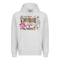 Dove Grey Western Nurse Life Premium Hoodie - LillyAllenDesigns