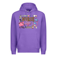 Purple Western Nurse Life Premium Hoodie - LillyAllenDesigns