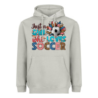 Moon Dust just a girl who loves soccer Heavyweight Hoodie - HRA Design Shop