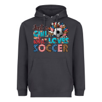 Smoke just a girl who loves soccer Heavyweight Hoodie - HRA Design Shop