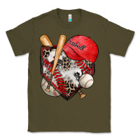 Army Green baseball home plate Classic Tee - Zillion Design Studio