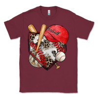 Burgundy baseball home plate Classic Tee - Zillion Design Studio