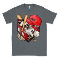 Charcoal Heather baseball home plate Classic Tee - Zillion Design Studio