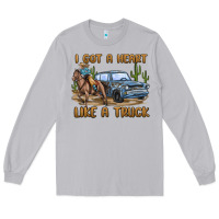 Moon Dust i got a heart like a truck Long Sleeve Tee - MaliasSmallBusiness