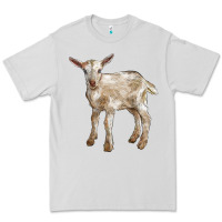 Dove Grey Baby Saanen Goat Premium Tee - LillyAllenDesigns