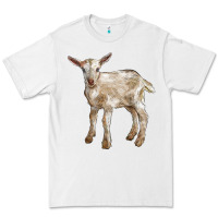White Baby Saanen Goat Premium Tee - LillyAllenDesigns