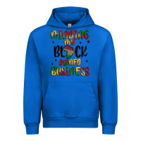 Cobalt minding my black owned business Urban Hoodie - MaliasSmallBusiness