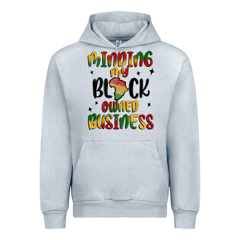 Minding My Black Owned Business Urban Hoodie by MaliasSmallBusiness | Teevron