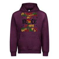 Mauve Wine minding my black owned business Urban Hoodie - MaliasSmallBusiness