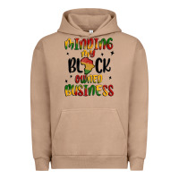 Pigment Burro minding my black owned business Urban Hoodie - MaliasSmallBusiness