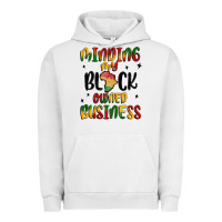 Pigment Lunar Rock minding my black owned business Urban Hoodie - MaliasSmallBusiness