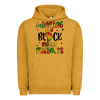 Pigment Peanut Butter minding my black owned business Urban Hoodie - MaliasSmallBusiness