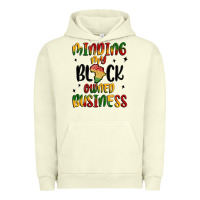 Pigment Pistachio minding my black owned business Urban Hoodie - MaliasSmallBusiness
