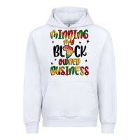 White minding my black owned business Urban Hoodie - MaliasSmallBusiness