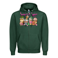 Sports Green sugar and spice pink gingerbread coffee cups Zipper Hoodie - Zillion Design Studio