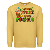 Antique Gold whatever spices your pumpkin Premium Sweatshirt - AdoDesignShop