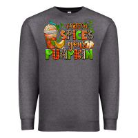 Charcoal Heather whatever spices your pumpkin Premium Sweatshirt - AdoDesignShop