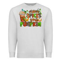 Dove Grey whatever spices your pumpkin Premium Sweatshirt - AdoDesignShop