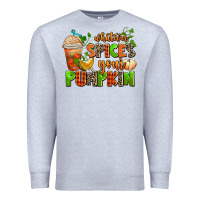Heather Grey whatever spices your pumpkin Premium Sweatshirt - AdoDesignShop