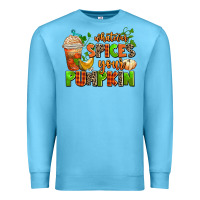 Ocean Blue whatever spices your pumpkin Premium Sweatshirt - AdoDesignShop