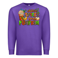 Purple whatever spices your pumpkin Premium Sweatshirt - AdoDesignShop
