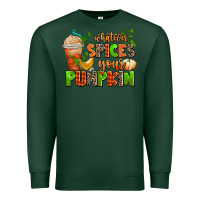 Sports Green whatever spices your pumpkin Premium Sweatshirt - AdoDesignShop