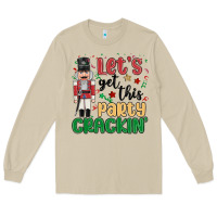 Mushroom lets get this party crackin Long Sleeve Tee - MaliasSmallBusiness