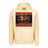 Pina Colada love christmas highland cow and turquoise gemstone Premium Hoodie - Jasminsmagicworld