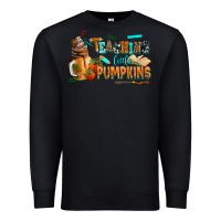 Black teaching little pumpkins Premium Sweatshirt - AdoDesignShop