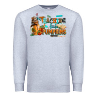 Heather Grey teaching little pumpkins Premium Sweatshirt - AdoDesignShop