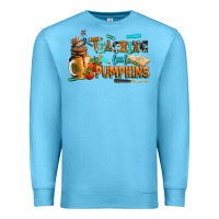 Ocean Blue teaching little pumpkins Premium Sweatshirt - AdoDesignShop
