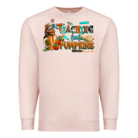 Pale Pink teaching little pumpkins Premium Sweatshirt - AdoDesignShop