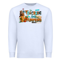 White teaching little pumpkins Premium Sweatshirt - AdoDesignShop