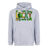 Heather Grey St. Patrick's Day one lucky teacher Heavyweight Hoodie - Neo Western